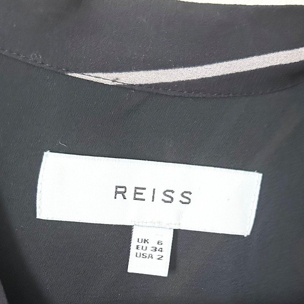 Reiss Caralisa Printed Button Front Midi Dress - Picture 5 of 6